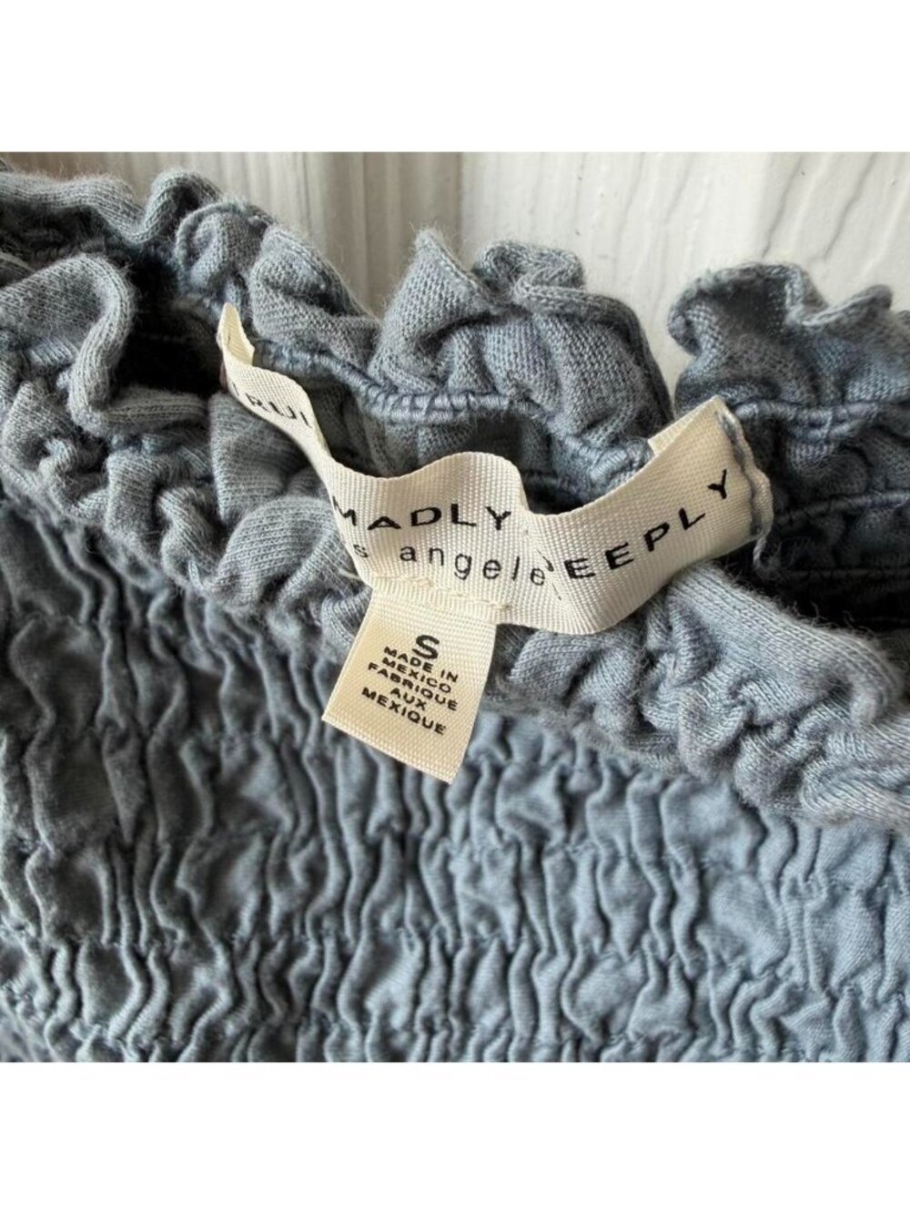 Truly Madly Deeply Blue Top - Picture 3 of 3
